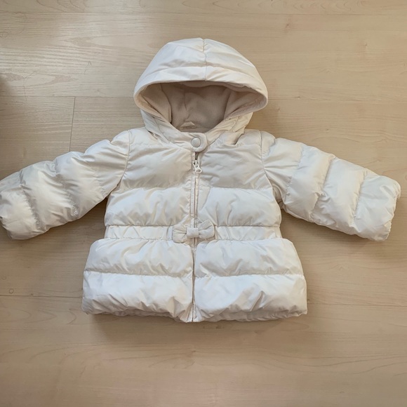 Baby Gap Cream Off White Puffer Jacket 